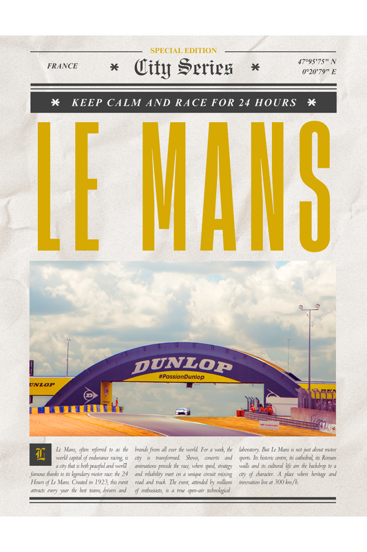 Carte postale 24h du Mans — Dunlop