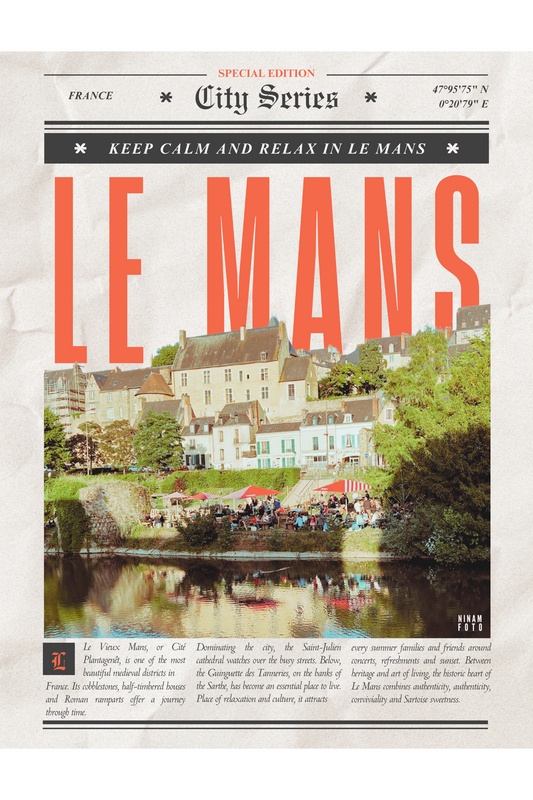 Carte postale Le Mans — La guinguette